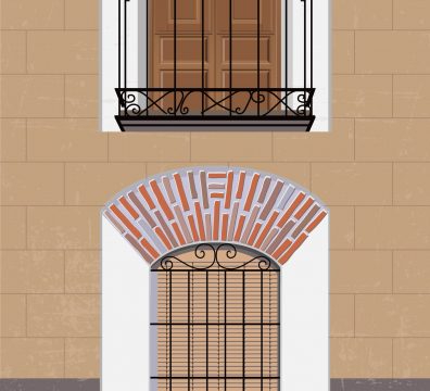 Ventana y balcón